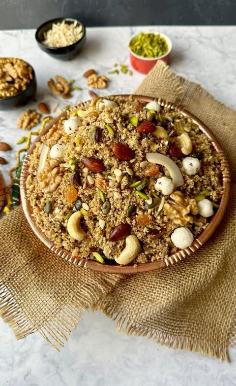 Traditional Panjeeri – Wholesome Postpartum Superfood (Brown Sugar / White Sugar Options)