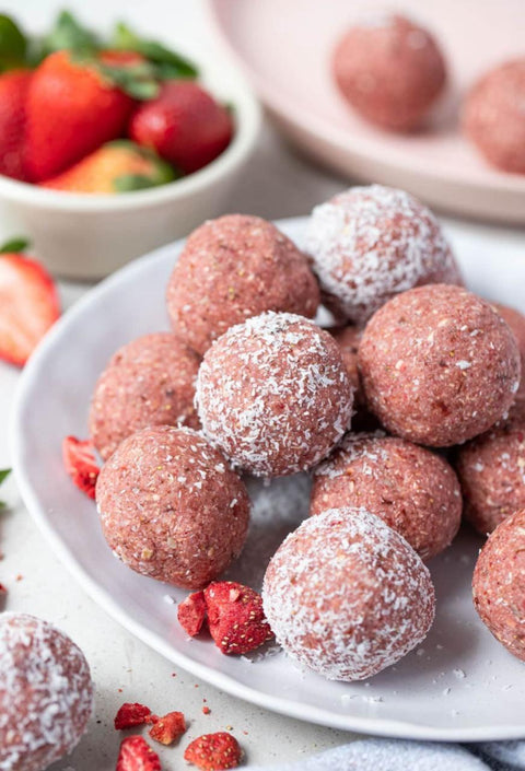 Strawberry Bliss Energy Balls
